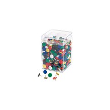 WEDO Punaises, blanches, diamtre: 10 mm, petit paquet