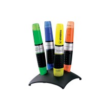 STABILO surligneur LUMINATOR, set de bureau plastique de 4