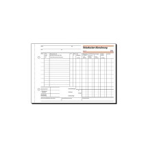 sigel Formularbuch ´Tagelohnbuch´, A5 quer, 3 x 40 Blatt, SD