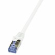 LogiLink PrimeLine Cble rseau Cat6A S/FTP AWG26 PIMF LSZH 0,25 m Blanc