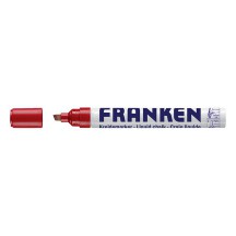 FRANKEN, craie liquide, largeur de trac: 2-5 mm, rouge