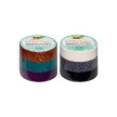 folia ruban adhsif Glitzer-tape, cuivre/turquoise/violet