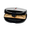 CLATRONIC Grill sandwich et gaufrier ST/WA 3670, noir-inox