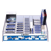 Tombow gommes "MONO", assorti, prsentoir de 98 pieces