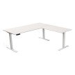 kerkmann Table de bureau assis-debout Move 3, blanc