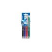 PILOT Stylo roller FRIXION BALL CLICKER 07 Set2Go, étui de 4