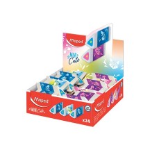 Maped Gomme en plastique Pyramide MINI CUTE,présentoir de 24