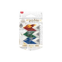 Maped Gomme en plastique Pyramide HARRY POTTER, blister de 3