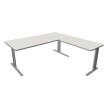 kerkmann Bureau UNIC avec extension, (L)1.800 mm, gris clair