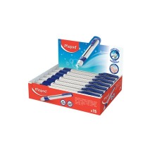 Maped Crayon gomme Gom-Pen, blanc/bleu, présentoir de 15