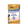 BIC Stylo à bille Cristal Original, boîte carton de 10, bleu