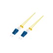 LogiLink Câble patch fibre optique, 2x LC-Duplex, OS2, 1,0 m