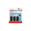 tesa Powerstrips Crochet adhésif LARGE rectangulaire, noir