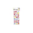 folia Sticker époxy HEARTS, effet 3D