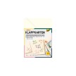 folia Kit de cartes pliantes, 105 x 150 mm, blanc perle