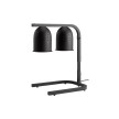 APS Lampe chauffante avec 2 lampes infrarouges, noir