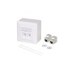 LogiLink Prise RJ45 cat.6, 2x RJ45, blindé, blanc