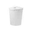 NHG Panier à linge SEOUL, 62 litres, rectangulaire, blanc