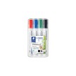 STAEDTLER Marqueur tableau blanc 351B Lumocolor, étui de 4